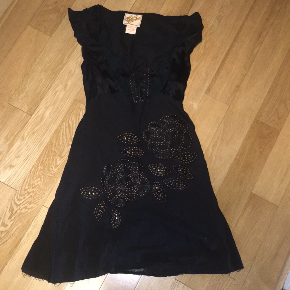Soul Revival black babydoll dress